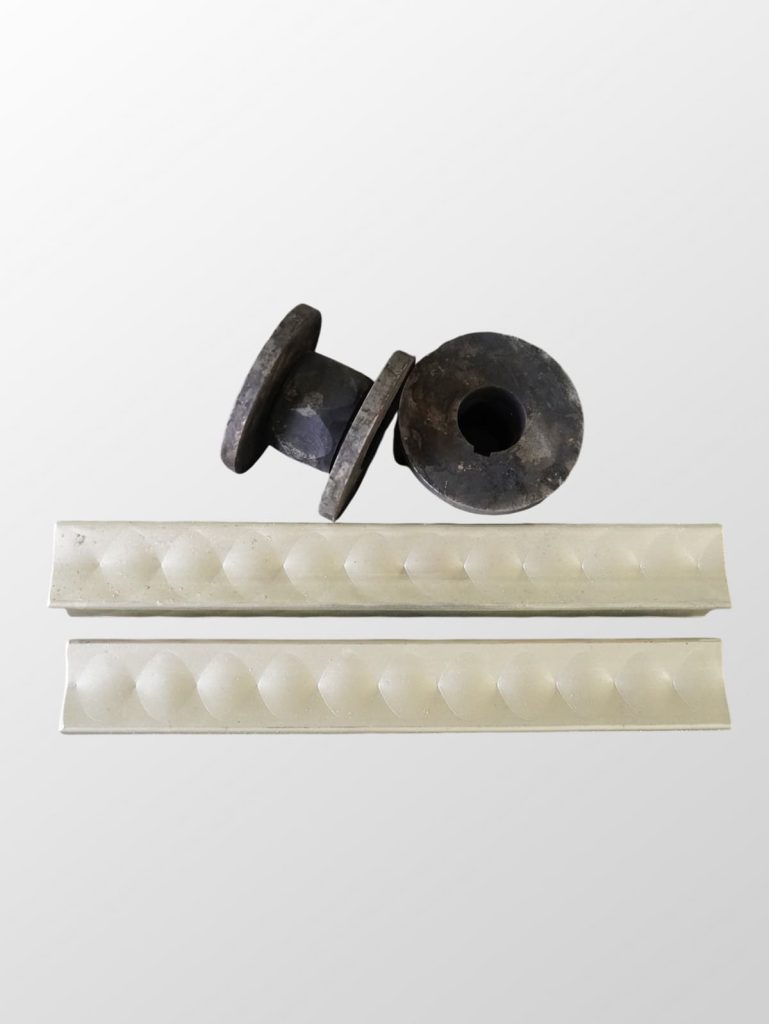 Фактурные ролики «косичка»